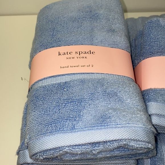 🔥kate spade ♠️🍀 100% Cotton Towel Set 8-Piece Bath Hand Washcloths New - Picture 2 of 4